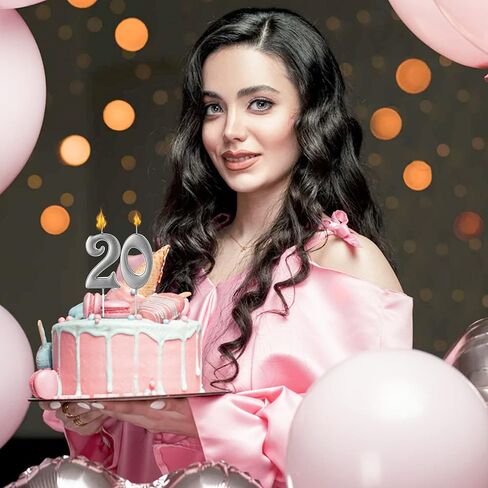 شموع عيد الميلاد رقم 26 و62 لتزيين الكيك، رقم 62 26 شموع فاخرة لامعة لتزيين حفلات الذكرى السنوية للأطفال والنساء والرجال، ذهبي in Saudi Arabia