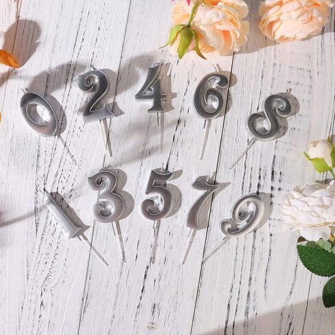 شموع عيد الميلاد رقم 26 و62 لتزيين الكيك، رقم 62 26 شموع فاخرة لامعة لتزيين حفلات الذكرى السنوية للأطفال والنساء والرجال، ذهبي in Saudi Arabia