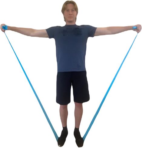 Therapist’s Choice® Resistance Bands for Working Out, Physical Therapy Bands, Elastic and Exercise Bands Set for Stretching, Suitable for Rehab, Yoga, Pilates, Gym, Home Exercise in Saudi Arabia
