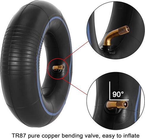 أنبوب داخلي 2.80/2.50-4، أنبوب داخلي 2.80-4 لعربة التسوق 2.50-4 أنبوب (عبوتان) مع استبدال ساق صمام منحني 90 درجة TR87 لسكوتر الحلاقة، والشاحنات اليدوية، وعربة المرافق، وجزازات العشب، وعربات اليد، ولوح التزلج، وATV in Kuwait