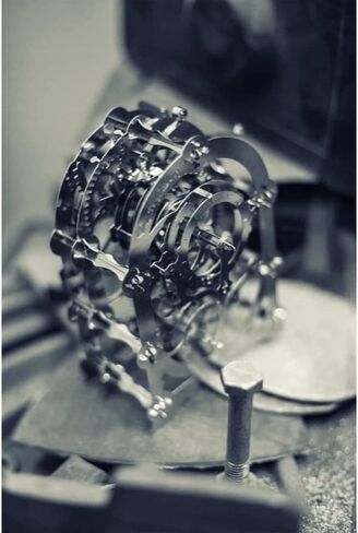 طقم الساعة النموذجي - نموذج DIY لساعة عتيقة - طقم نموذج ثلاثي الأبعاد مؤقت غامض 2 - ساعة قابلة للجمع | لغز ثلاثي الأبعاد للبالغين - مجموعة معدنية يمكنك صنعها بنفسك | تحصيل - أحجية معدنية على شكل الساعة in Kuwait