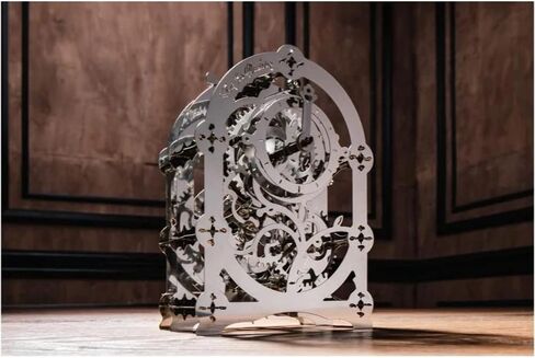 طقم الساعة النموذجي - نموذج DIY لساعة عتيقة - طقم نموذج ثلاثي الأبعاد مؤقت غامض 2 - ساعة قابلة للجمع | لغز ثلاثي الأبعاد للبالغين - مجموعة معدنية يمكنك صنعها بنفسك | تحصيل - أحجية معدنية على شكل الساعة in Kuwait