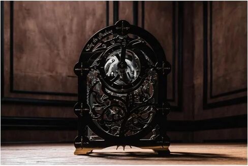 طقم الساعة النموذجي - نموذج DIY لساعة عتيقة - طقم نموذج ثلاثي الأبعاد مؤقت غامض 2 - ساعة قابلة للجمع | لغز ثلاثي الأبعاد للبالغين - مجموعة معدنية يمكنك صنعها بنفسك | تحصيل - أحجية معدنية على شكل الساعة in Kuwait