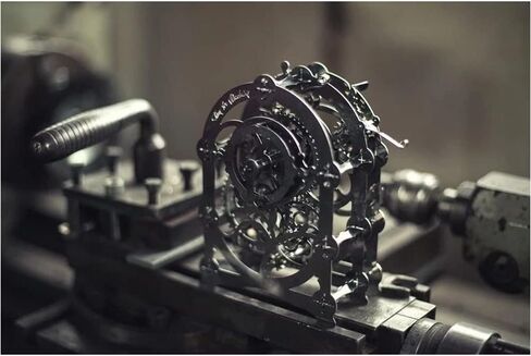 طقم الساعة النموذجي - نموذج DIY لساعة عتيقة - طقم نموذج ثلاثي الأبعاد مؤقت غامض 2 - ساعة قابلة للجمع | لغز ثلاثي الأبعاد للبالغين - مجموعة معدنية يمكنك صنعها بنفسك | تحصيل - أحجية معدنية على شكل الساعة in Kuwait