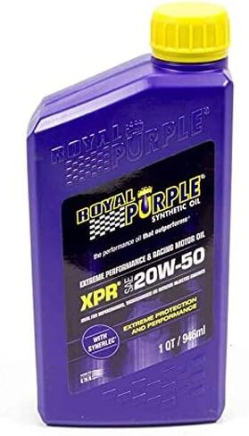 زيت محرك السباق الاصطناعي Royal Purple (06051-6PK XPR SAE 20W-50 - 1 كوارت، (علبة بها 6 قطع) in Saudi Arabia