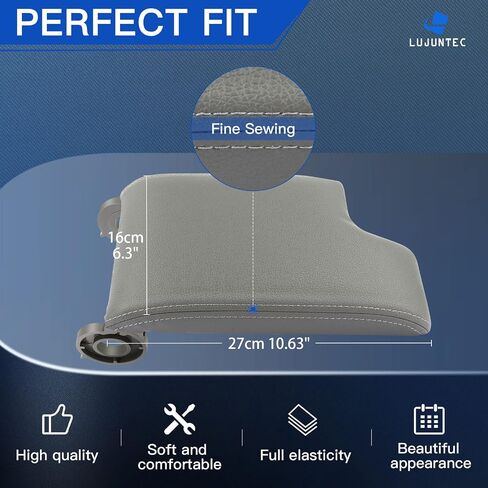 LUJUNTEC Center Console lid Armrest Cover Replacement Kit fit for 1999 For 318i Beige in Saudi Arabia