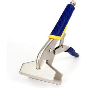Hand Seamers Sheet Metal Tools,10 Inch-High Carbon Steel Sheet Metal Crimper Locking Plier Tools, Sheet Metal Clamp Duckbill Pliers, Hand Seamer Adjustable Wear Resistant Flat Head Vise Functional