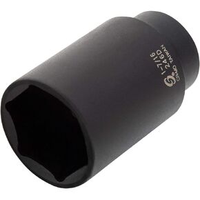 SUNEX TOOLS 246D 1/2-Inch Drive 1-7/16-Inch Deep Impact Socket