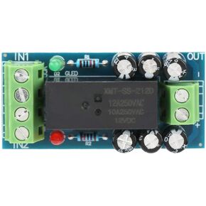 Automatic Emergency Power Switch, DC 12V 12A 150W AC Backup Battery Switch Adapter/Battery Automatic Switch Module Emergency Power Supply Controller AC Adapter/Battery Switch