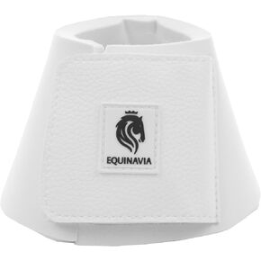 Equinavia Toki Bell Boots for Horses | Neoprene Overreach Boots - Black - S