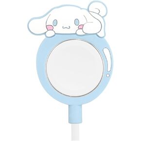 SANG-333CN Sanrio Characters Apple Watch Genuine Charging Cable, Compatible with Silicone Cover, Cinnamoroll