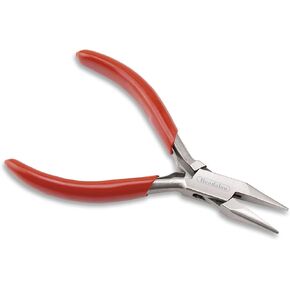 Beadalon Red Handle Chain Nose Pliers, Econo