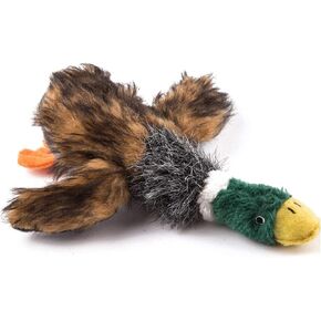 wangstar Squeaky Dog Toy for Puppy Dogs Toys to Keep Them Busy Mallard Duck Stuffed Dog Toys for Medium Small Dogs, 9" Wild Duck