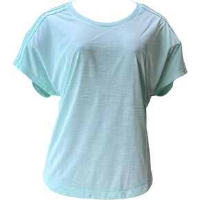 adidas Womens 3-Stripes Climalite Short Sleeve Crew Neck T-Shirt