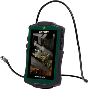 Extech BR90: Borescope Inspection Camera, Compact, Portable, and Flexible Goose-Neck Cable Coils for Easy Inspections and Storage, Palm-Sized, Waterproof (IP67)