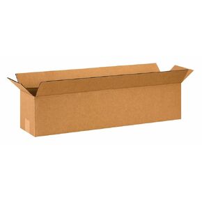 Aviditi 2866 Long Corrugated Cardboard Box 28" L x 6" W x 6" H, Kraft, for Shipping, Packing and Moving (Pack of 20)