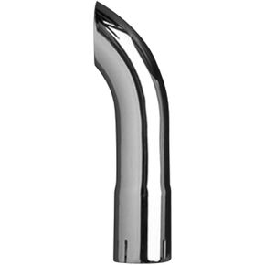 AP Products CTD-1250 US Gear Chrome Exhaust Turndown - 1-1/4" x 10"