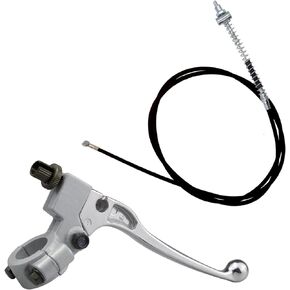 Brake Lever Left and Rear Drum Brake Cable 67" 172cm Aftermarket Replacement Parts Fit for Coleman CT200U CT200U-EX BT200X MB165 MB200 Motorcycle Dirt Baja Mini Bike. (Black)