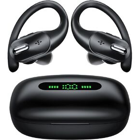 Wireless Earbuds Bluetooth Headphones 120H Playback LED Display Deep Bass Sport Ear buds with Earhooks Waterproof in Ear Earphone for iPhone Samsung Android Cell Phones Work Game TV PC Laptop Computer in Kuwait