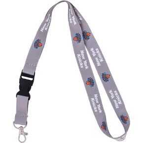 سلسلة مفاتيح Desert Cactus New York Knicks Lanyard قابلة للفصل، NBA الانفصالية، إبزيم كبس، الرابطة الوطنية لكرة السلة، مفاتيح السيارة، حامل شارة الهوية (الحبل 3)