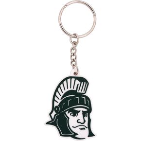 Desert Cactus Michigan State University Spartans Keychain MSU Car Keys Holder (PVC B)