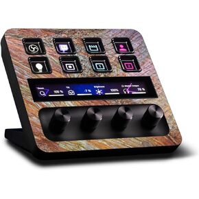 MightySkins Carbon Fiber Skin Compatible with Elgato Stream Deck + Woodlands | Protective, Durable Textured Carbon Fiber Finish | Easy to Apply | Made in The USA