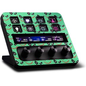 MightySkins Carbon Fiber Skin Compatible with Elgato Stream Deck + Why So Serious | Protective, Durable Textured Carbon Fiber Finish | Easy to Apply | Made in The USA