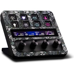 MightySkins Carbon Fiber Skin Compatible with Elgato Stream Deck + Wall of Death | Protective, Durable Textured Carbon Fiber Finish | Easy to Apply | Made in The USA
