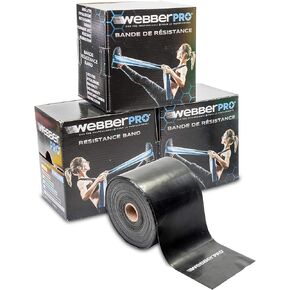 WEBBER TPE Resistance Bands Set, Hypoallergenic, Latex Free for Exercise, Fitness, Workout, Yoga, Pilates, Strength and Resistance Training