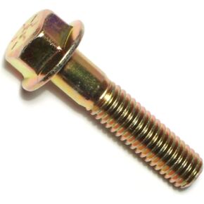 014973240288 Grade 8 Coarse Hex Flange Bolts, 3/8-16 x 1-3/4, Piece-4