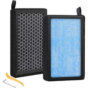 Tesla Model 3 Cabin Air Filter, Tesla Model Y Cabin Air Filter HEPA Replacement Compatible with Tesla Model 3 Model Y Accessories 2016 to 2023(2 Pack)