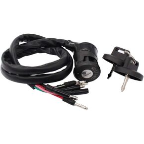Ignition Key Switch for Honda 1987-1989 FourTrax Foreman 350 TRX350D 4WD 1986-1987 FourTrax 350 TRX350 ATV