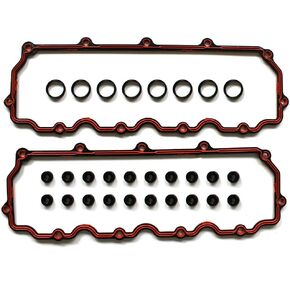 ECCPP Engine Replacement Valve Cover Gasket Set for 2003-2010 for Ford for F-250 for F-350 E-250 E-350 Super Duty Excursion 6.0L Diesel Turbo Valve Gasket Covers Kit