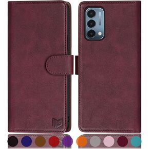 SUANPOT for Oneplus Nord N200 5G with RFID Blocking Leather Wallet case Credit Card Holder,Flip Folio Book Phone case Shockproof Cover Women Men for Oneplus Nord N200 5G case Wallet Black