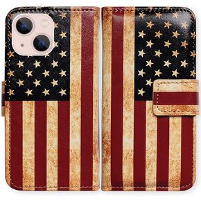 Bcov iPhone 14 Case, Sunflower Bee Flip Phone Case Wallet Cover with Card Slot Holder Kickstand for iPhone 14
