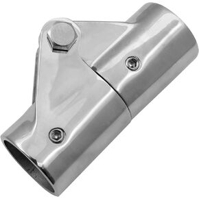 Heavy Duty Stainless Steel 316 Folding Swivel Connector Fitting for 7/8IN or 1In Boat Hand Rail Tube/Pipe