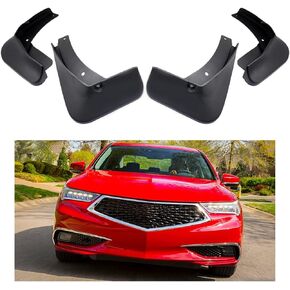Car Mudguard Fender Mud Flaps Splash Guard Compatible with 2015-2020 Acura TLX (No A-Spec Package)