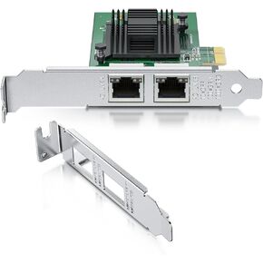 بطاقة شبكة PCI-e سعة 10 جيجابايت (NIC) مع شريحة Intel 82599EN، ومنفذ Signle SFP+، مقارنة بـ Intel X520-DA1، وPCIE 2.0 X8، ودعم Windows/Windows Server/Linux/Vmware Esxi