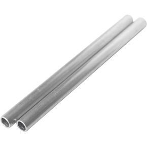 MetalSpacersOnline 6061 Round Aluminum Tube 1/2" OD x 3/8" ID 8" Long Seamless Straight Pipe Tubing for DIY (2 pack)
