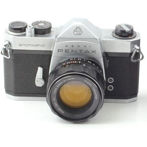 Asahi Pentax Spotmatic SLR Professional 35MM Film Camera Honeywell - Lens Bundle (Renewed)