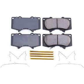 Power Stop 17-976B Front Z17 Evolution Ceramic Brake Pads with Hardware For Lexus GX460 2010-2022 | Toyota 4Runner 2010-2022 [Vehicle Specific]