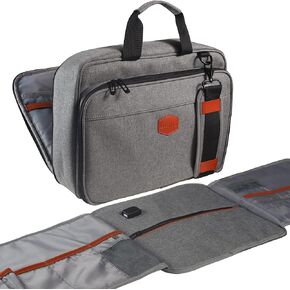 Laptop Bag Lagtop Messenger Bag Briefcases Shoulder bag Computer Crossbody Bag for 15-16inches Large Laptop Case Men Women Grey