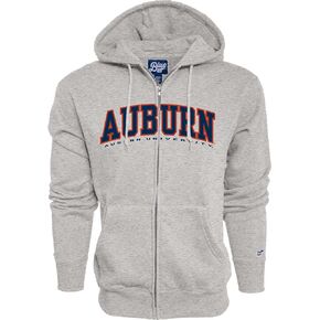 Blue 84 Men's Alabama Crimson Tide Full Zip Hoodie Twill Applique Grey