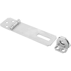 Prime-Line MP5058 Safety Hasp, 4-1/2 In., Steel Construction, Zinc Plated Finish, Fixed (Single Pack)