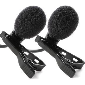 IK Multimedia iRig Mic Lav lapel microphone, omnidirectional condenser lavalier microphone with 1/8" TRRS jack, headphone out and daisy-chaining for iPhone, iPad, Android, Mac, PC in Kuwait