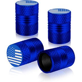 4PCS Car Tire Valve Stem Caps, Metal Tire Air Caps with Plastic Liner Corrosion Resistant Leak-Proof, Automotive Tires Valve Caps Cover for Car Truck Motorcycle Bike (Black/Dog Paws)