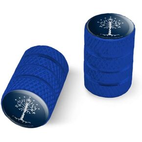 The Lord of The Rings Tree of Gondor Motorcycle Bicycle Bike Tire Rim Wheel Aluminum Valve Stem Caps