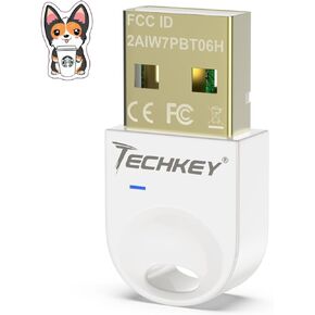 USB Bluetooth Adapter 5.3 for Desktop PC, Really Plug & Play Mini Bluetooth V19 EDR Dongle Receiver & Transmitter for Laptop Computer Bluetooth Windows 11/10/8.1-Navajo White in Saudi Arabia