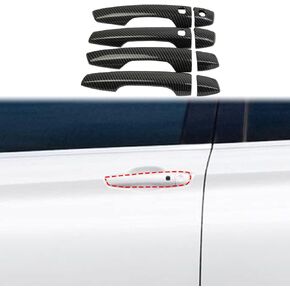 Side Door Handles Trim Cover Accessories for Mitsubishi Outlander 2022+ (Carbon Fiber)