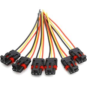 6Pcs Pulse Power Plug Pigtail Connector Replacement for Polaris Ranger XP 1000 / RZR/Pro RS1 2018 2019 2020 2021